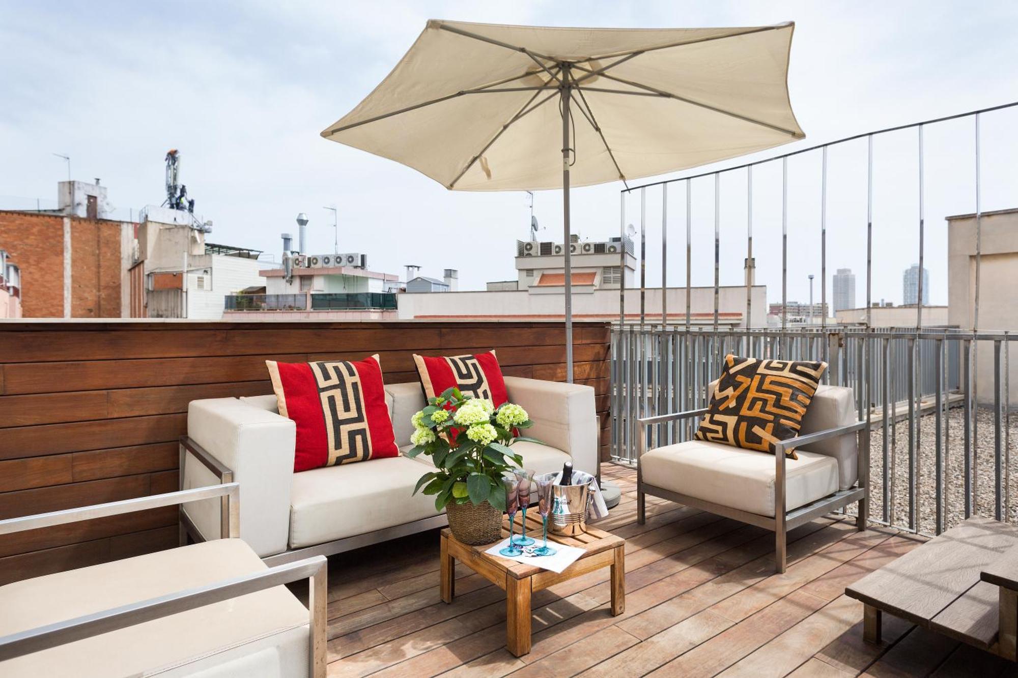 Apartment Barcelona Rentals - Pool Terrace In City Center Phòng bức ảnh