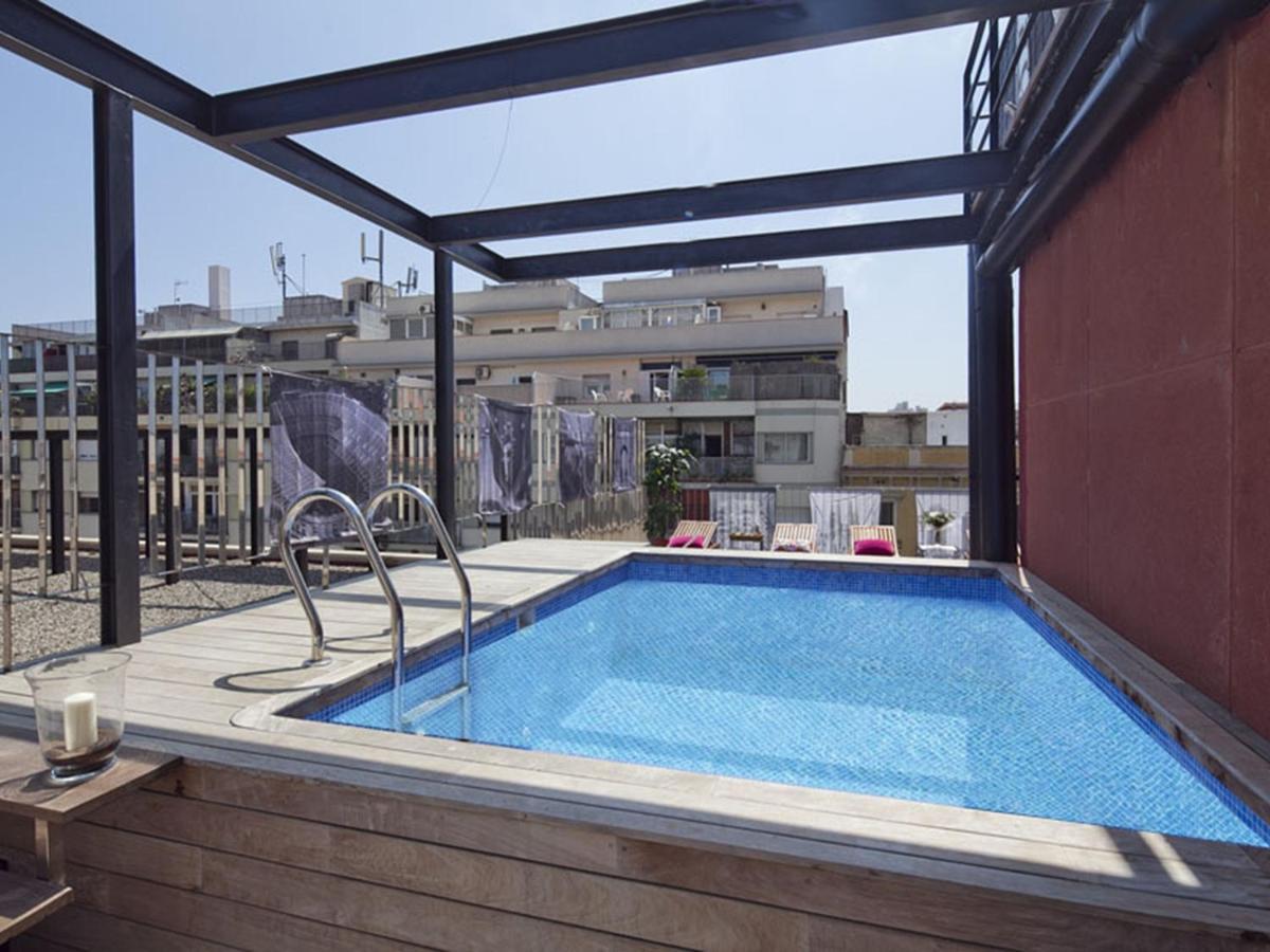 Apartment Barcelona Rentals - Pool Terrace In City Center Ngoại thất bức ảnh